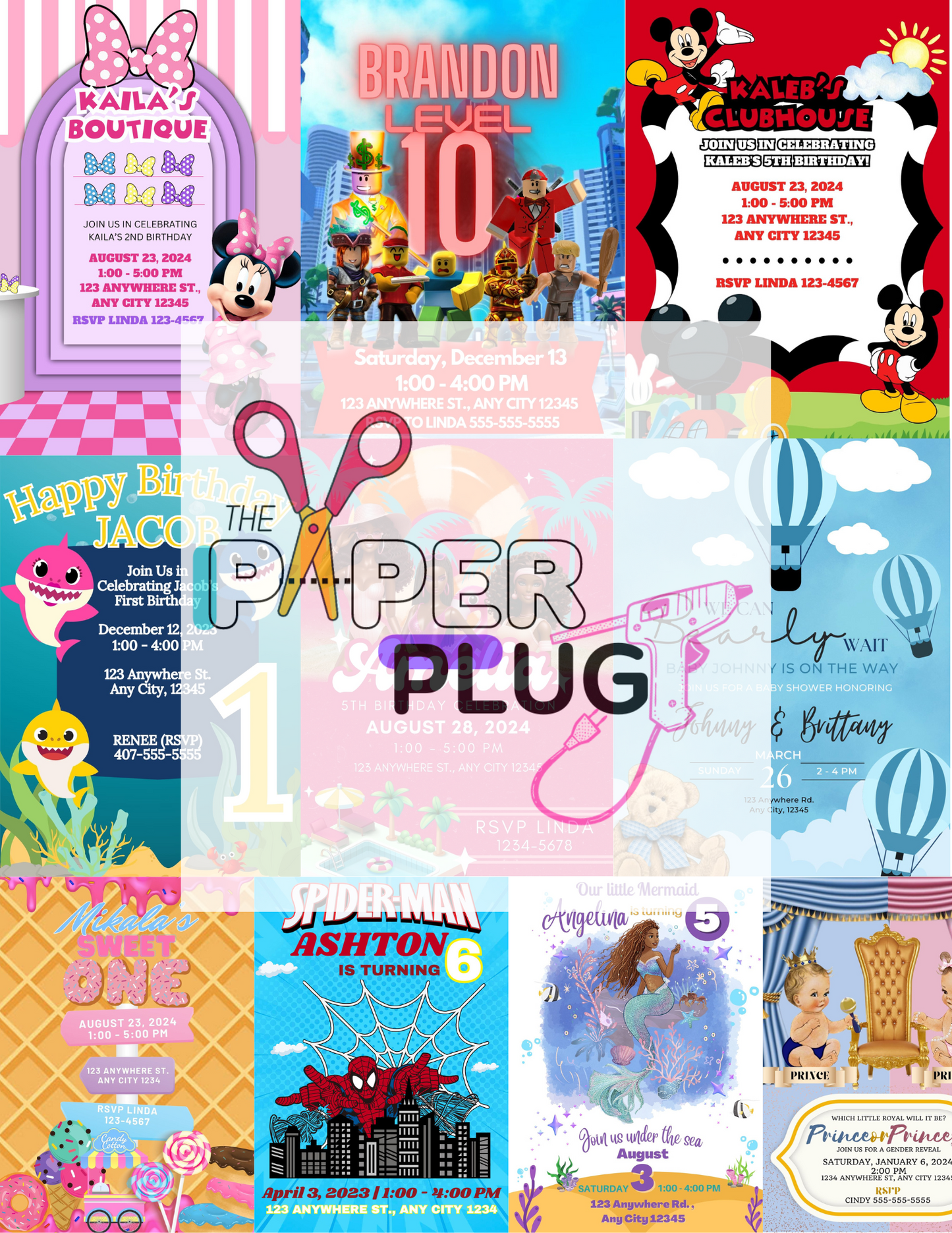 Custom Party Invitation - Digital